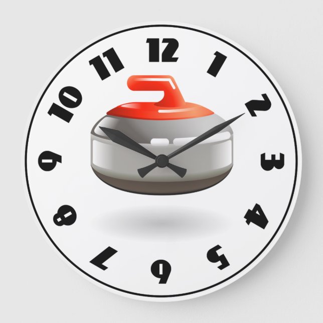 Curling Stone Clock (Front)