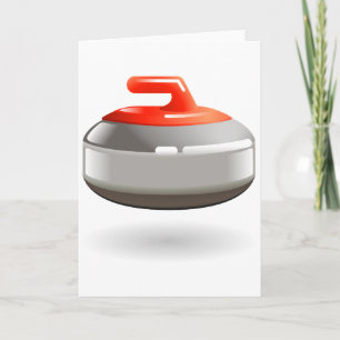Curling Stone Greeting Cards