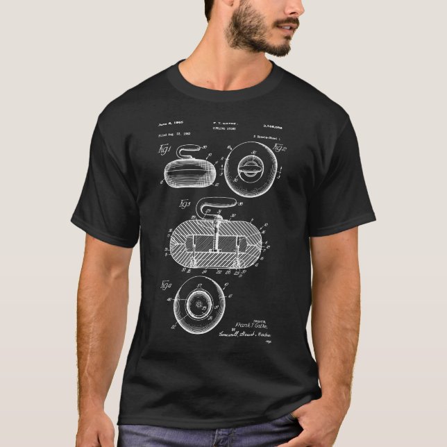 Curling Stone Patent T-Shirt (Front)