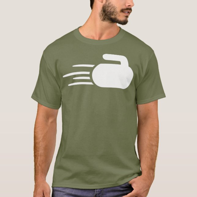 Curling stone T-Shirt (Front)