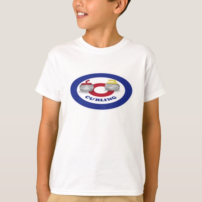Curling stone T-Shirt (Front)