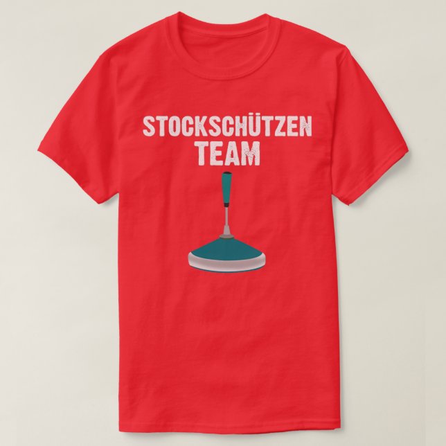 Curling Team Association Gift T-Shirt (Design Front)
