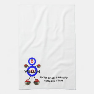 Curling Team Tea Towel