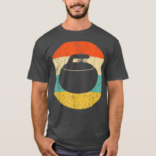 Curling Vintage Retro Curling Stone 2 T-Shirt