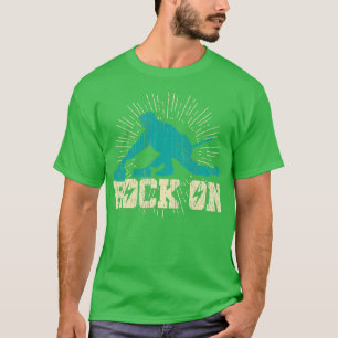 Curling Vintage Rock On Funny Winter Sports Fan Gi T-Shirt