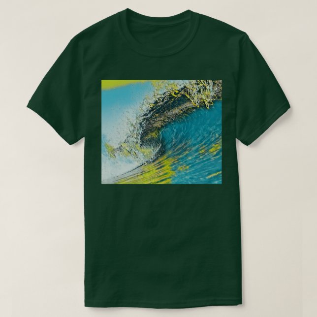 Curling Wave T-Shirt (Design Front)