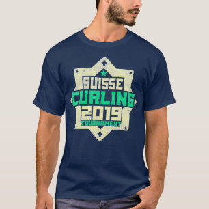 curling winter sports curler game ice sports gift T-Shirt