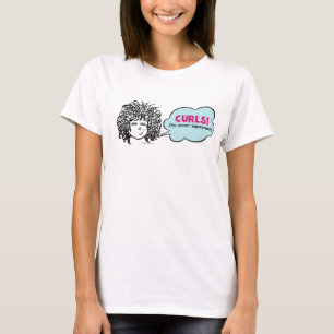 Curls My Secret Superpower T Shirt for Curly Girls