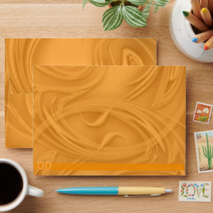 Curls Over Orange Envelopes