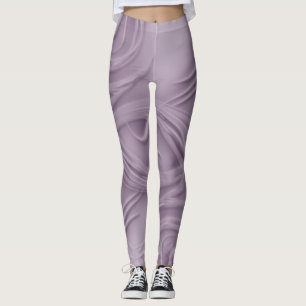 Curls Over Purple Artwork Leggings