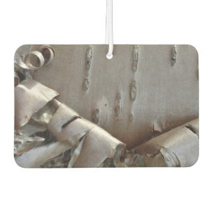 Curly Birch Bark Tree Rustic Car Air Freshener