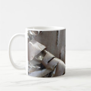 Curly Birch Bark Tree Rustic Coffee Mug