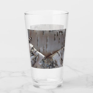 Curly Birch Bark Tree Rustic Glass