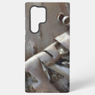 Curly Birch Bark Tree Rustic Samsung Galaxy Case