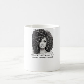 Curly Brunette Beauty  Coffee Mug