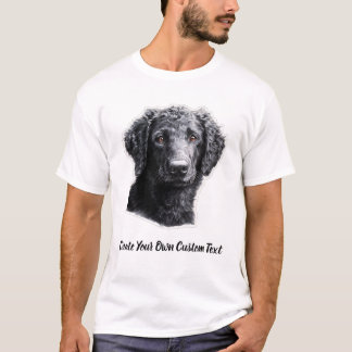 Curly-Coated Retriever Create Your Own Custom Text T-Shirt