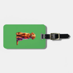 Curly Coated Retriever Dog Luggage Tag