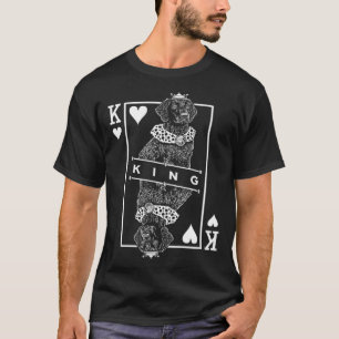 Curly Coated Retriever King Of Hearts Dog T-Shirt
