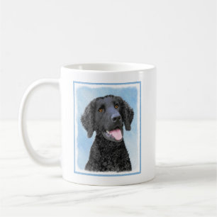 Curly-Coated Retriever Painting - Original Dog Art Coffee Mug