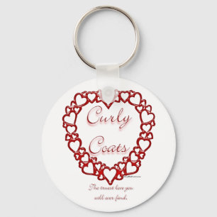 Curly-Coated Retriever True Love - Keychain