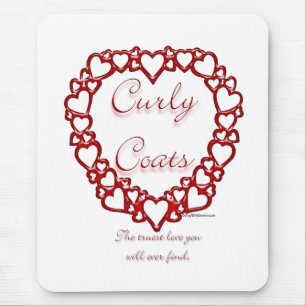 Curly-Coated Retriever True Love Mouse Pad