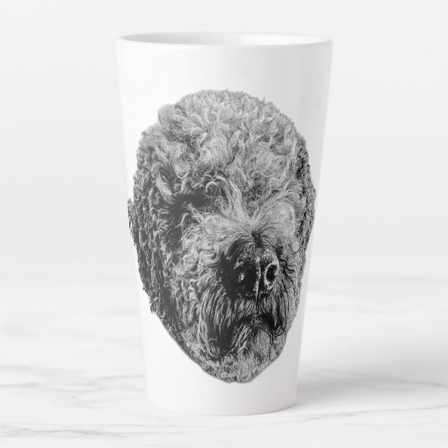 Curly Comfort Latte Mug (Front)