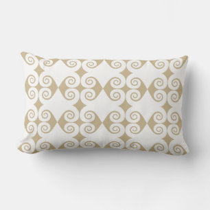 Curly Diamond Pattern Lumbar Cushion