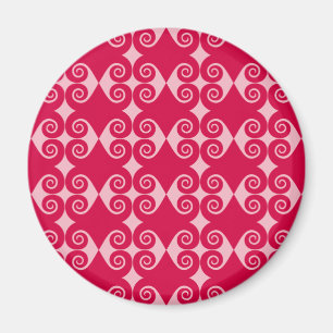 Curly Diamond Pattern Magnet