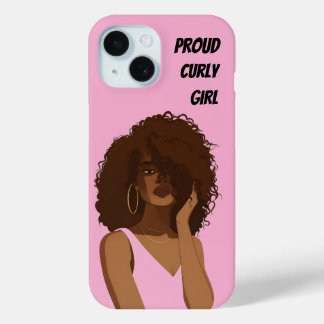 CURLY GIRL iPhone 15 CASE