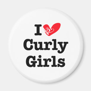Curly Girls Love Magnet