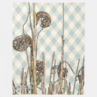Curly Grass Fleece Blanket