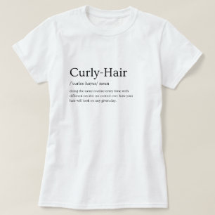 Curly Hair Definition Hair Types Graphic Tee