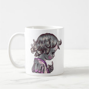 Curly Hair Girl mug 
