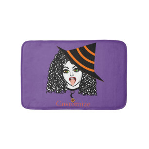 Curly-haired Witch Thunder_Cove  Bath Mat