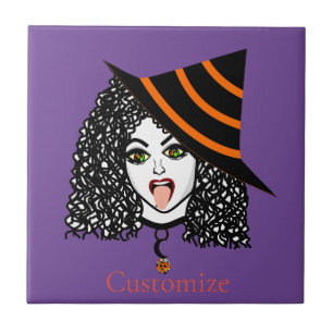 Curly-haired Witch Thunder_Cove Ceramic Tile