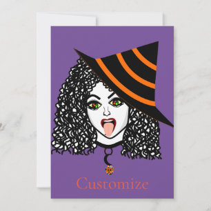 Curly-haired Witch Thunder_Cove Invitation