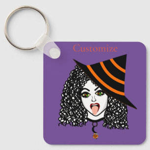 Curly-haired Witch Thunder_Cove Key Ring