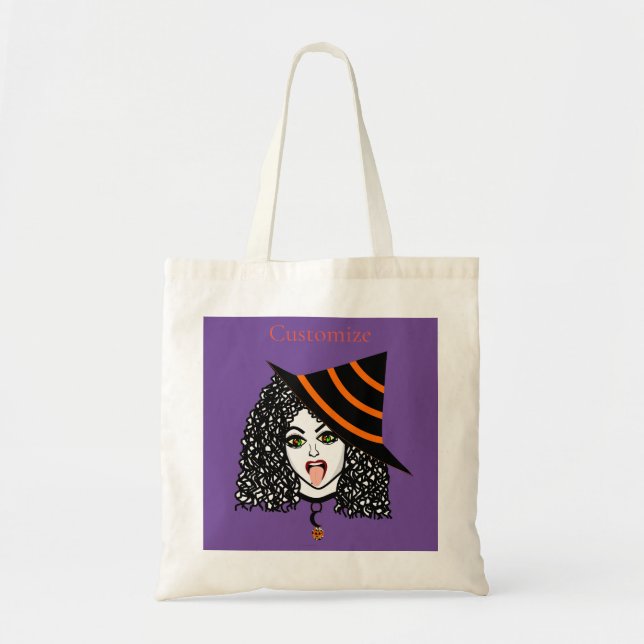 Curly-haired Witch Thunder_Cove Tote Bag (Front)