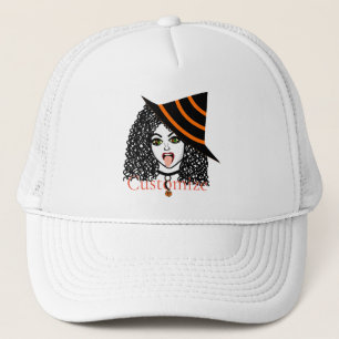 Curly-haired Witch Thunder_Cove Trucker Hat