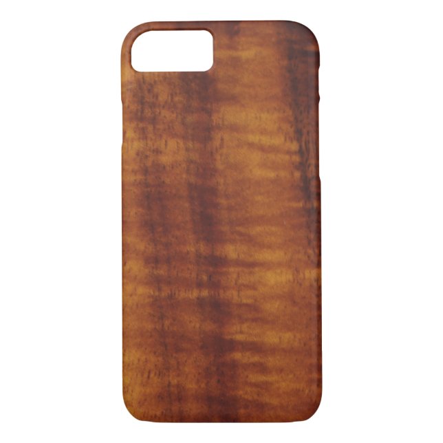 Curly Hawaiian Koa Wood Style  Case-Mate iPhone Case (Back)