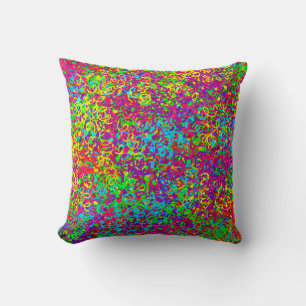 Curly Ribbons (ckc) Square Throw Pillow