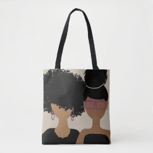 Curly Sisters {Royalty} Tote Bag