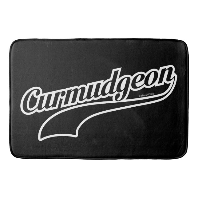 Curmudgeon Bath Mat (Front)