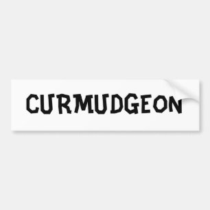 CURMUDGEON BUMPER STICKER