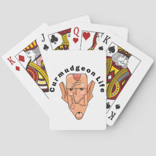 curmudgeon life playing cards