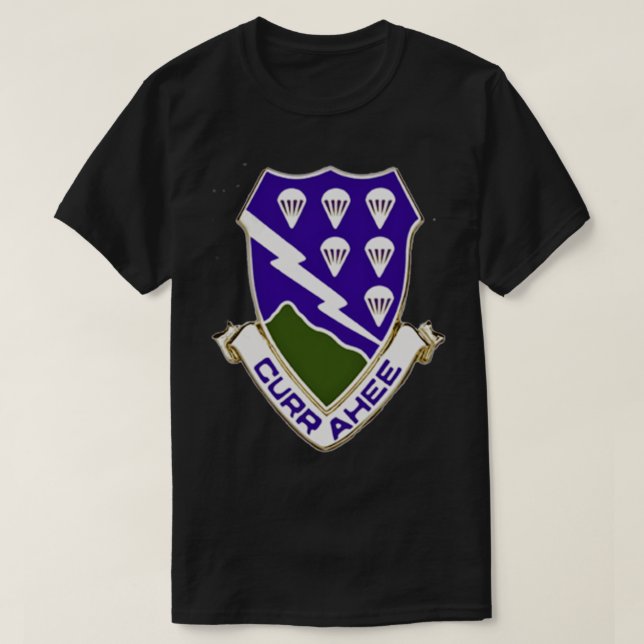 Currahee 506th Infantry 101st Airborne T-Shirt (Design Front)