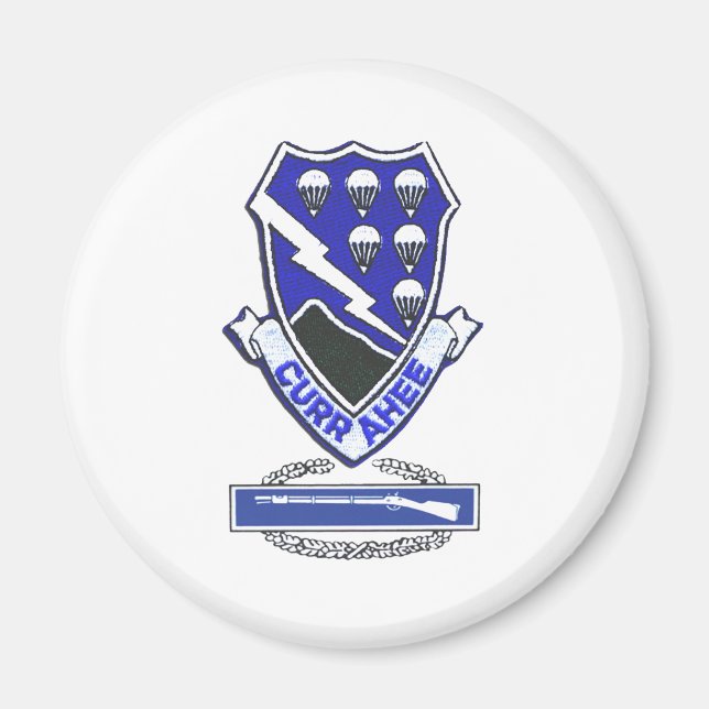 Currahee Patch & CIB Magnet (Front)