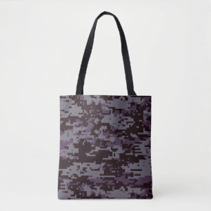 Currant Digital Camo Pattern Tote Bag