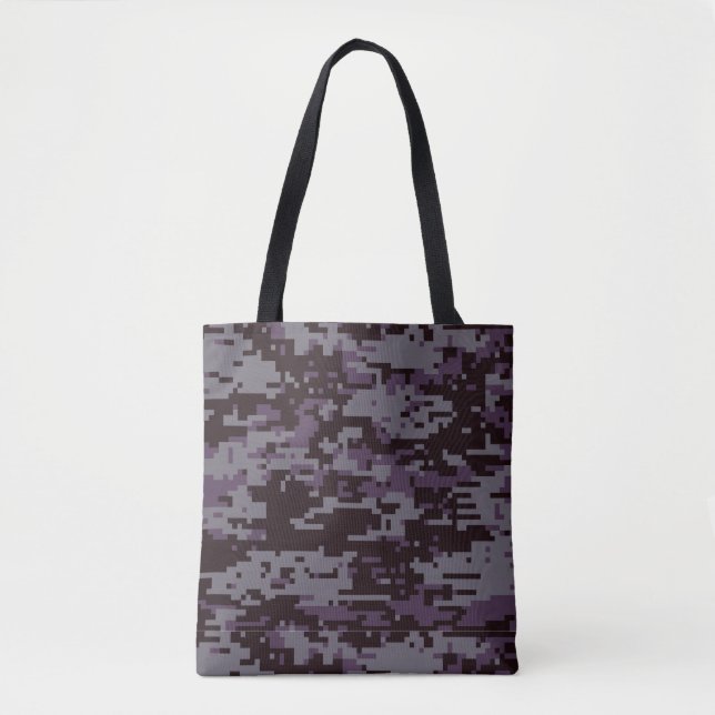 Currant Digital Camo Pattern Tote Bag (Front)