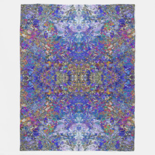Currant Leaves Tree Art Meditation Fleece Blanket